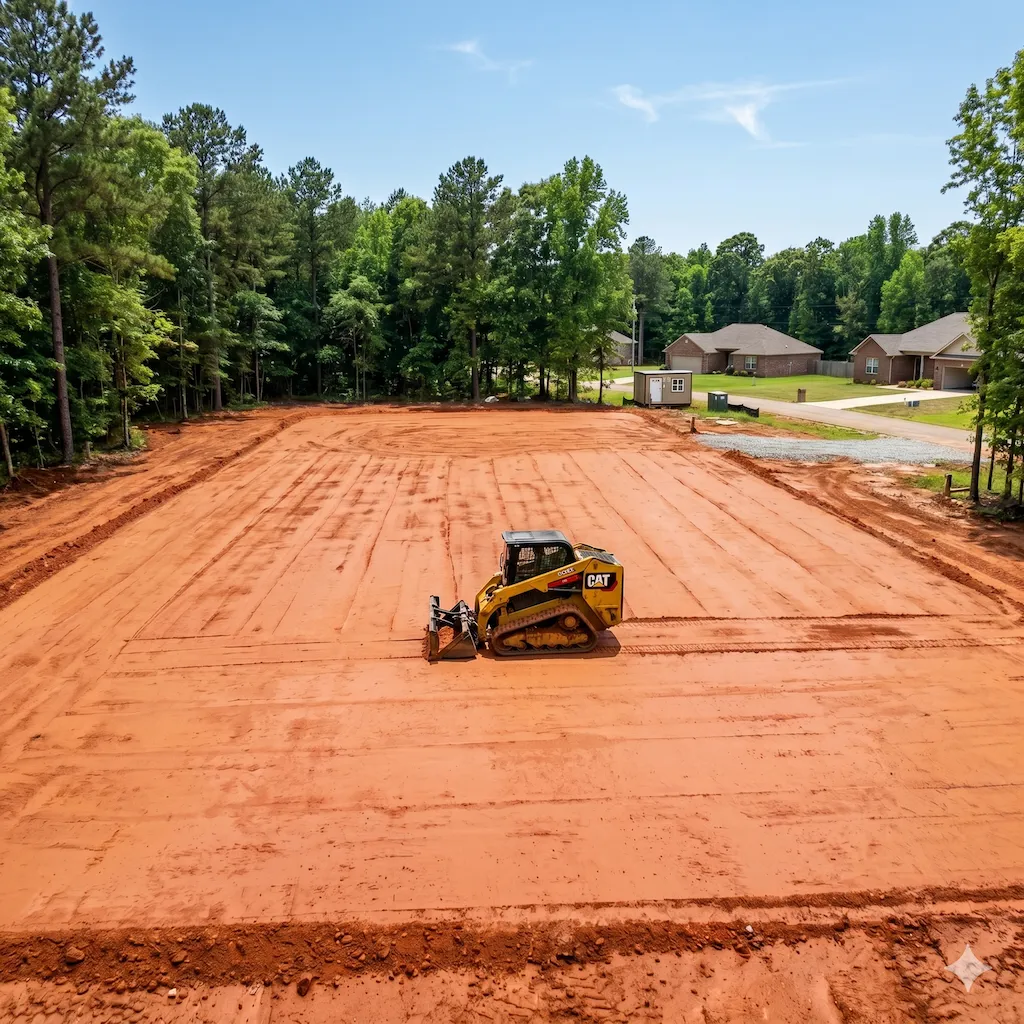Grading services by CAMCO Earthworks in Central Arkansas